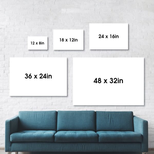 Whole Family Back View Denim Couple Dad Mom Kids Dogs Cats Sitting Personalized Horizontal Poster For Sale - Image 4