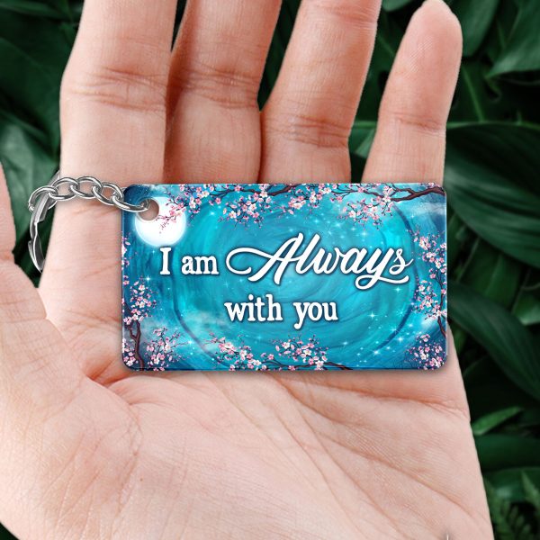 Blossom Moon Family Memorial Gift Sympathy Remembrance Keepsake Personalized Acrylic Keychain Fashion - Image 2