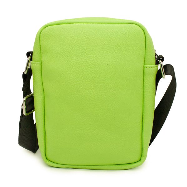 Crossbody Wallet - Invader Zim GIR Face CLOSE-UP Lime Green Discount - Image 3